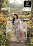 Ziaaz Code 1003 Georgette Heavy Embroidery Sequins Work Salwar Kameez