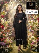 Ziaaz Code 998 Georgette Heavy Embroidery Sequins Work Pakistani Suits