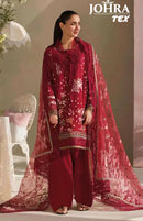 Johra Jt 186 Cambric Cotton With Heavy Embroidery Work Pakistani Suits