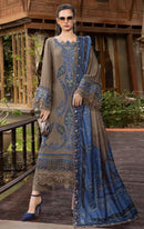 Saniya Trendz 7172 B Rayon Cotton Embroidered Work Pakistani Suits