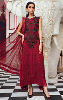 AL ZOHAIB 1457 Az pure cotton with heavy patch worked pakistani suits