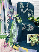 Florent 1048 E CAMBRIC COTTON WITH HEAVY EMBROIDERY WORK pakistani suits