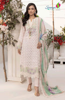 Saniya Trendz Design No 34006 Adan Libaz Pure Cotton Embroidered Work Suits