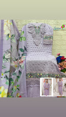 Saniya Trendz Design No 34001 Adan Libaz Pure Cotton Embroidered Work Suits