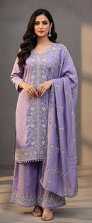 Hoor Tex HF 379 B Luxury Eid Wear Heavy Simar Stitched Pakistani Suit