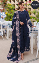 Mehboob tex 1722 B pure cotton self embroidery work pakistani suits