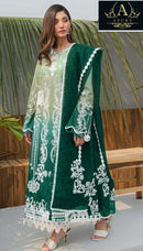 Azure Cotton 542 C With Embroidery Work Pakistani Suits