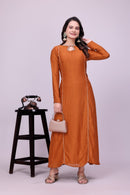 Vt 1302 Vichitra Silk Traditional Gown