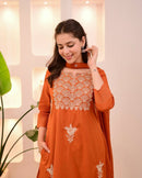 Sanskriti 8984 Cotton Embroidered Kurti Set For Office & Casual Wear