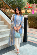 Aasha Designer 1168 Pure Cotton Print With Patch Embroidery Work Pakistani Suits