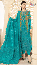 Shree Fabs Sf 5574 D Chiffon Heavy With Heavy Embroidery Work Pakistani Suits