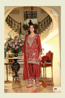 Eba 2395 Sandhiya Chinon With Embroidery Work Traditional Suits