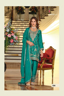 Eba 2394 Sandhiya Chinon With Embroidery Work Traditional Suits