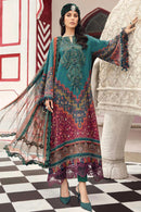 Hazzel Maria B  0378 Pure Cotton Printed And Embroidery Patcheed Worked Pakistani Suits