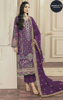 Mehboob Tex 1868 C Dinting Chiffon Emboridery Work Pakistani Suits