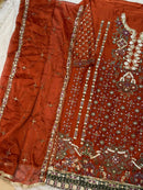 Mehboob Tex 1868 A Dinting Chiffon Emboridery Work Pakistani Suits