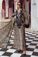 Hazzel Maria B 0377 Pure Cotton Printed And Embroidery Patches Pakistani Suits