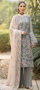 Al Khushbu 4048 Georgette Heavy Embroidered With Moti Worked Pakistani Suits
