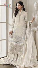 Shree Fabs Sf 5575 B Chiffon Embroidery With Hand Khatli Worked Pakistani Suits