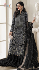 Shree Fabs Sf 5575 C Chiffon Embroidery With Hand Khatli Worked Pakistani Suits