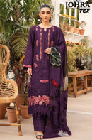 JT 182 B Cambric Cotton With Heavy Embroidery Worked Pakistani Suits