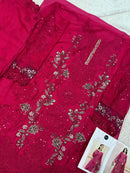 Mehboob Tex 1834 A Chiffon Heavy  With Heavy Embroidery Worked Pakistani Suits