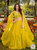 Shivali 39129 B Glam Fuchsia Embroidery Work Lehenga