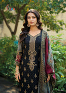 Shree fab kt 319 A pure viscous Maslin printed pakistani suits