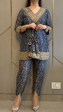 ST 1124 B Premium Festive Mul Cotton Cord Set