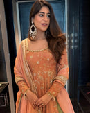 Td 6108 Premium Heavy Embroidery Work Gown