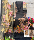 Al Zohaib 1315 A  Cotton Print Embrodairy Patches Worked Pakistani Suits