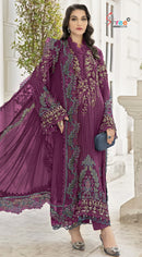SF 5535 B Chiffon With Heavy Embroidery Worked Eid Special Pakistani Suits