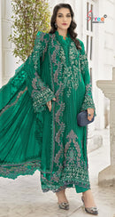 SF 5535 I Chiffon With Heavy Embroidery Worked Eid Special Pakistani Suits