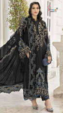 SF 5535 D Chiffon With Heavy Embroidery Worked Eid Special Pakistani Suits