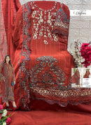 Sf 5535 Chiffon With Heavy Embroidery Worked Eid Special Pakistani Suits