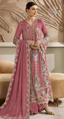 SF 5538 S Chiffon With Embroidery & Hand Khatli Work Pakistani Suits
