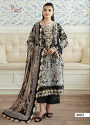 Shree Fabs 4005 Maria Bcotton Print With Self & Patch Work Lawn Pakistani Suits