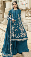 Shree Fabs SF 5580 A Heavy Chiffon Embroidered Work Pakistani Suit