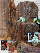 Florent 1056 A Cambric Cotton With Heavy Embroidery Worked Pakistani Suits