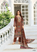 Shree Fabs Kt 324 A Pure Viscous Maslin Digital Print And  Aari Worked Pakistani Suits