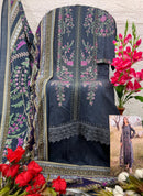 Deepsy Suits 8085 Pure Visocse Rayon With Self Embroidery Worked Lawn Pakistani Suits