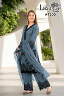 Laxuria Trendz 1600 A Fox Georgette Emboridery Worked Eid Special Pakistani Suits