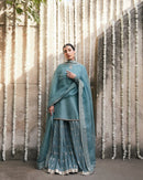 MT 1067 Designer Party Wear Faux Georgette Sharara Suit