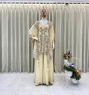 BE 406 A Designer Sequins Embroidered Work suit