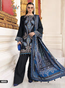 Shree Fab 4085 Mariya B Heavy Reyon Embroidery Work Lawn Suits