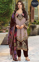 Mehboob Tex 1816 A Pure Viscose Maslin Digital Print With Aari Handwork Pakistani Suits