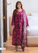 Shree Fabs 4123 Ombre Pure Cotton With Heavy Embroidery Lawn Pakistani Suits
