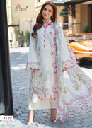 Shree Fabs 4120 Ombre Pure Cotton With Heavy Embroidery Lawn Pakistani Suits