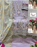 SF 5520 B Heavy Embroidered Work  Chiffon Pakistani Suit