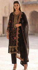 Fepic Rosemeen 6876 B Fandy Embroidery Work Pakistani Suit